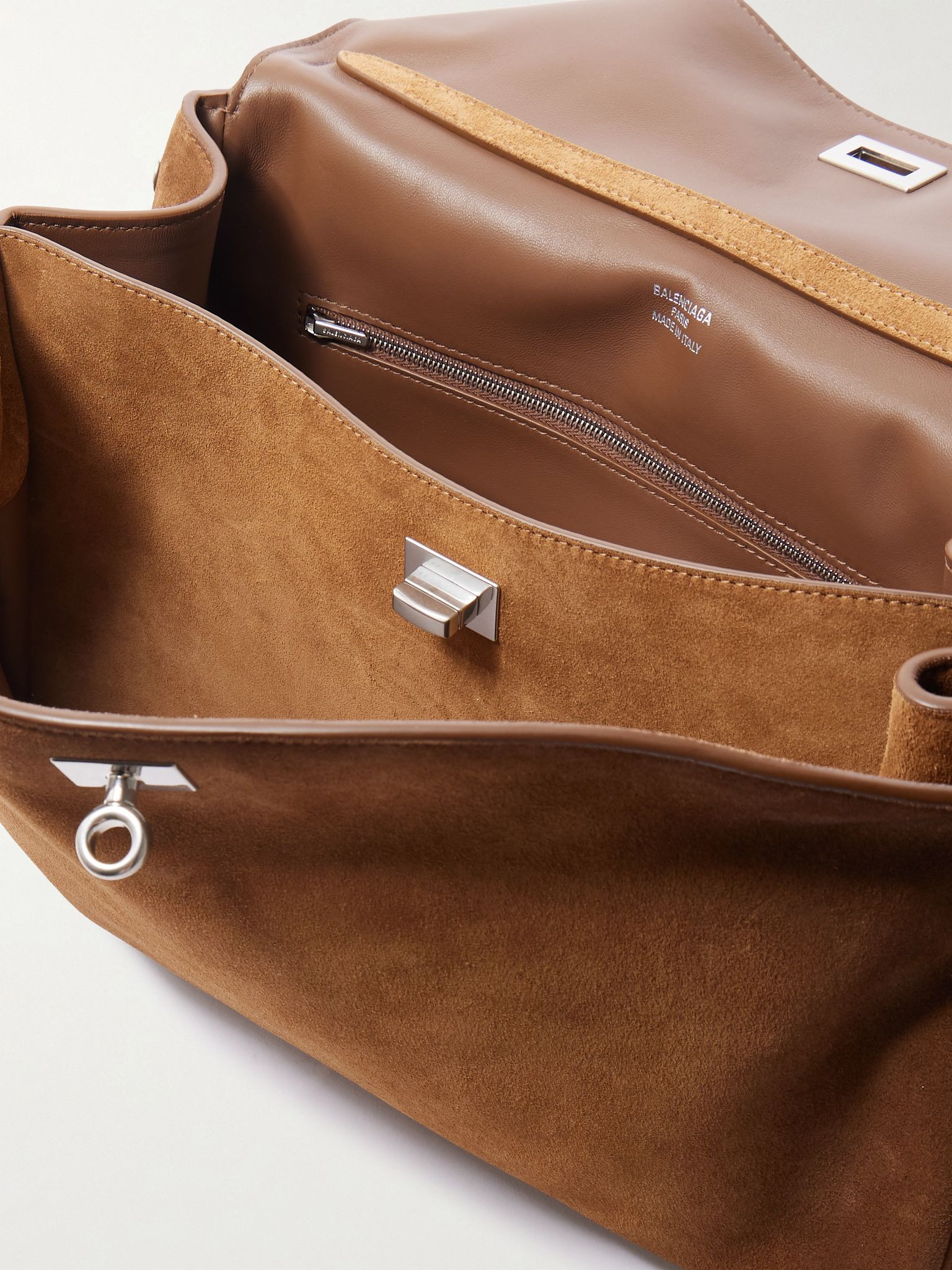 Rodeo medium suede shoulder bag Camel - 5