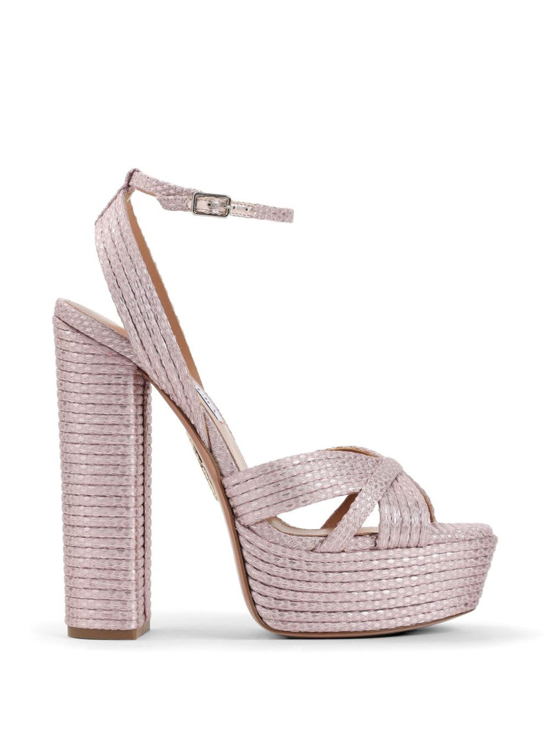 Sundance Plateau crossover platform sandals 1