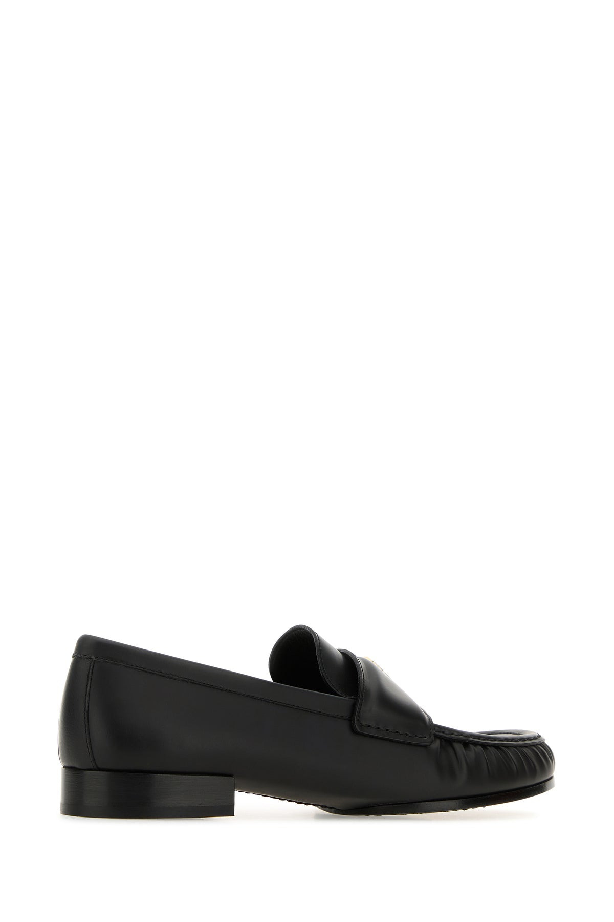 Black leather 4G loafers - 3