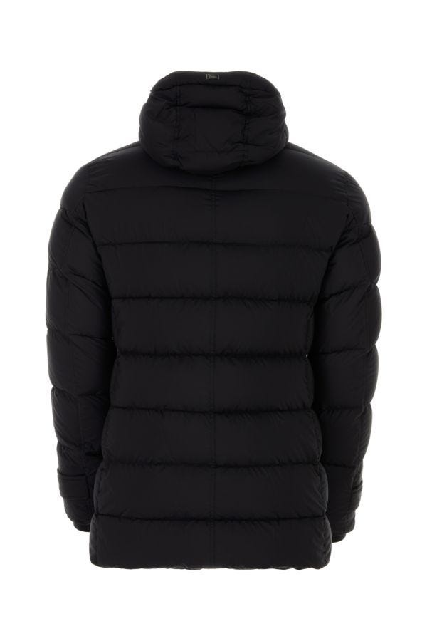 Herno Man Black Nylon L Eskimo Down Jacket - 2