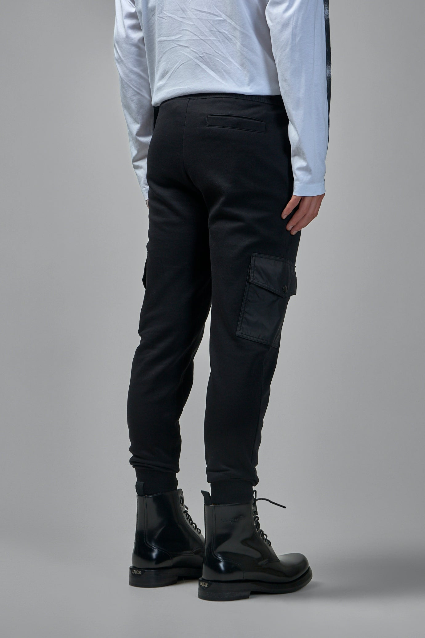 Cotton Blend Track Pants - 4