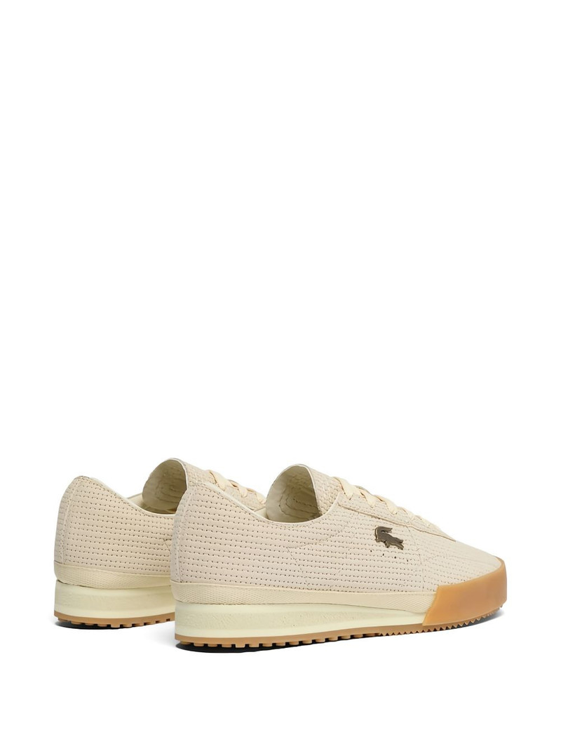 Aura perforated-leather sneakers 3