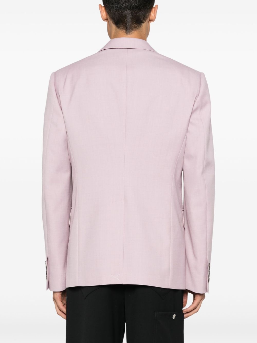 tailored single-breasted blazer - 4