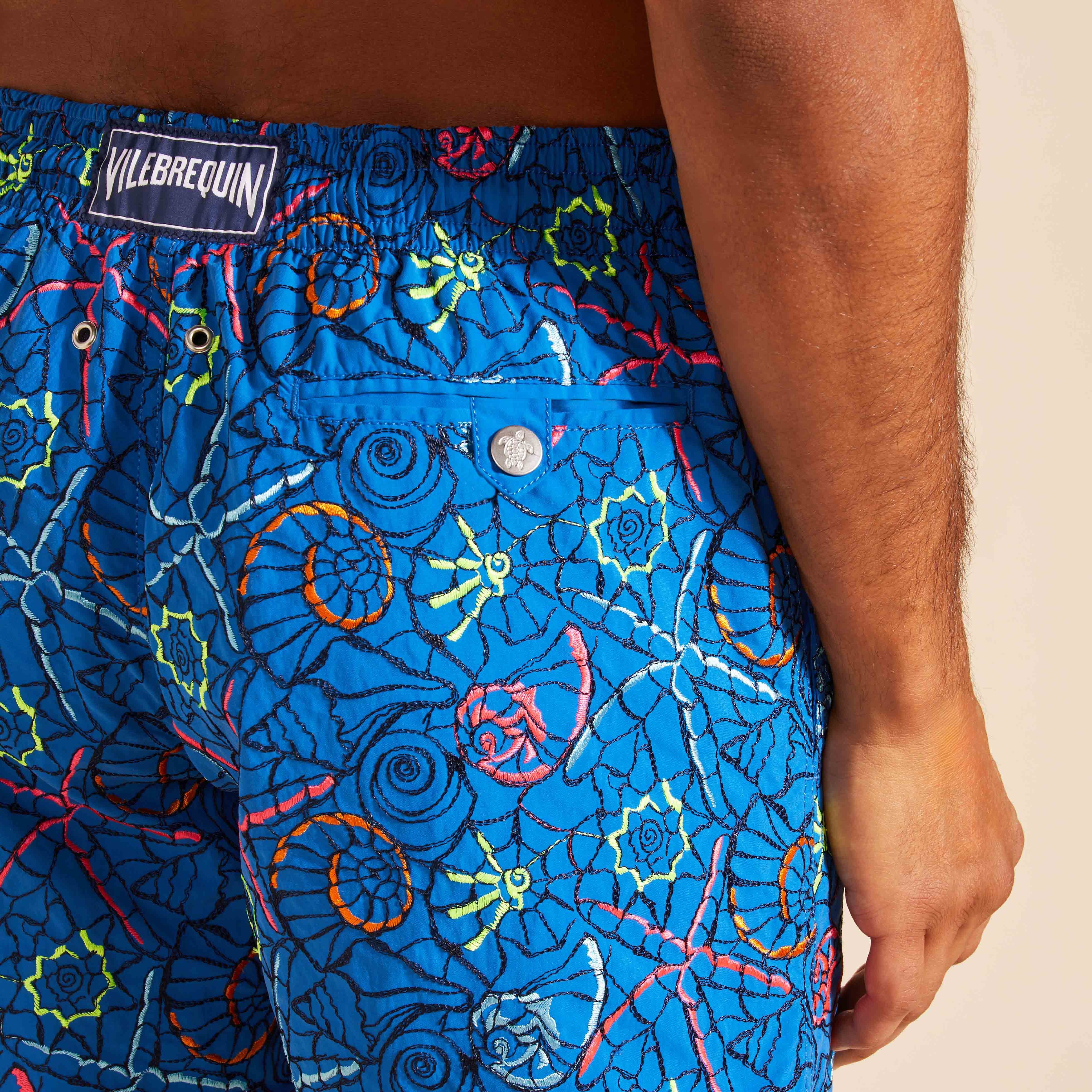 Men Swim Shorts Embroidered Noumea Sea - Limited Edition - 6