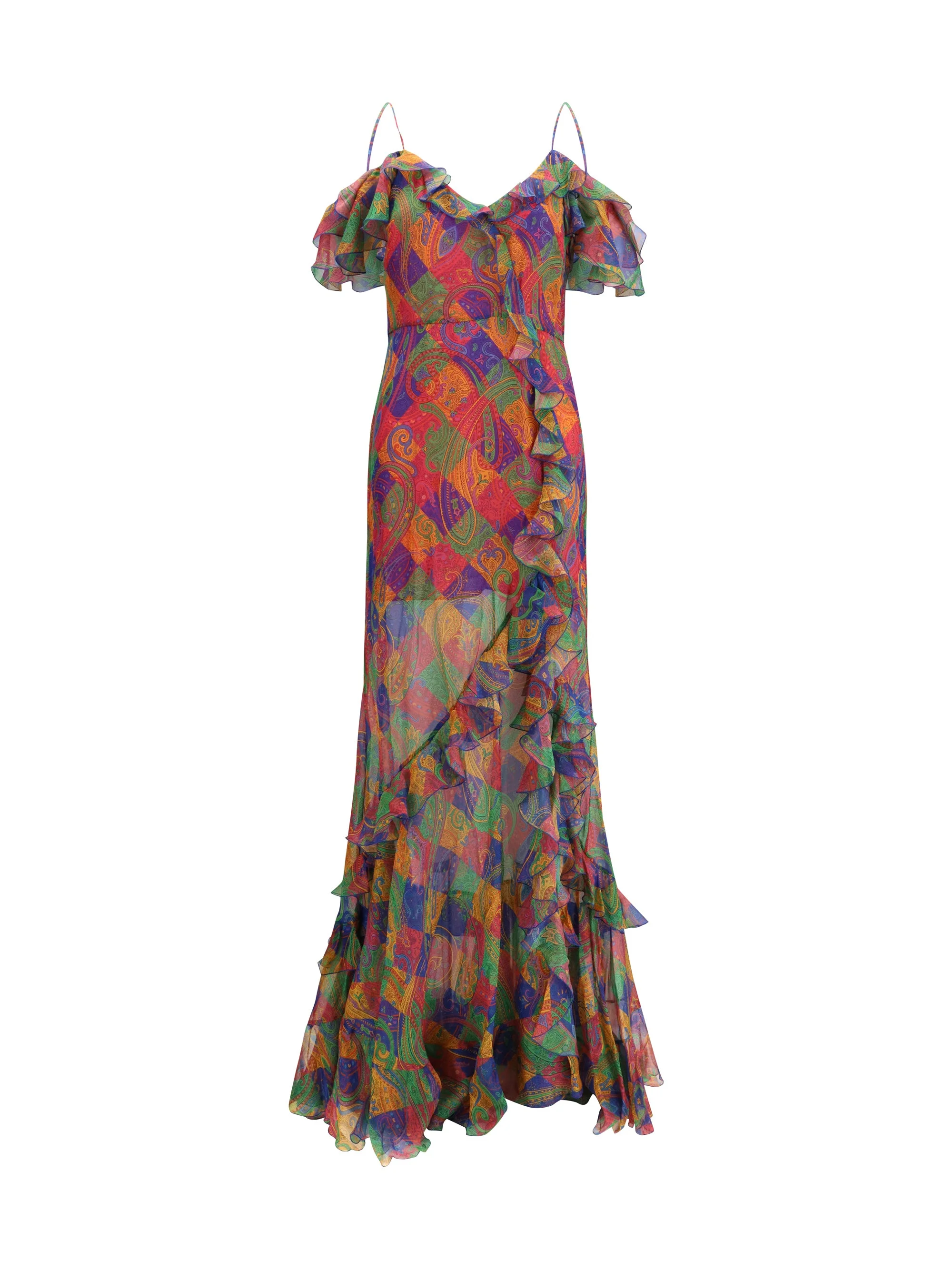 Etro Women Long Silk Dress - 1