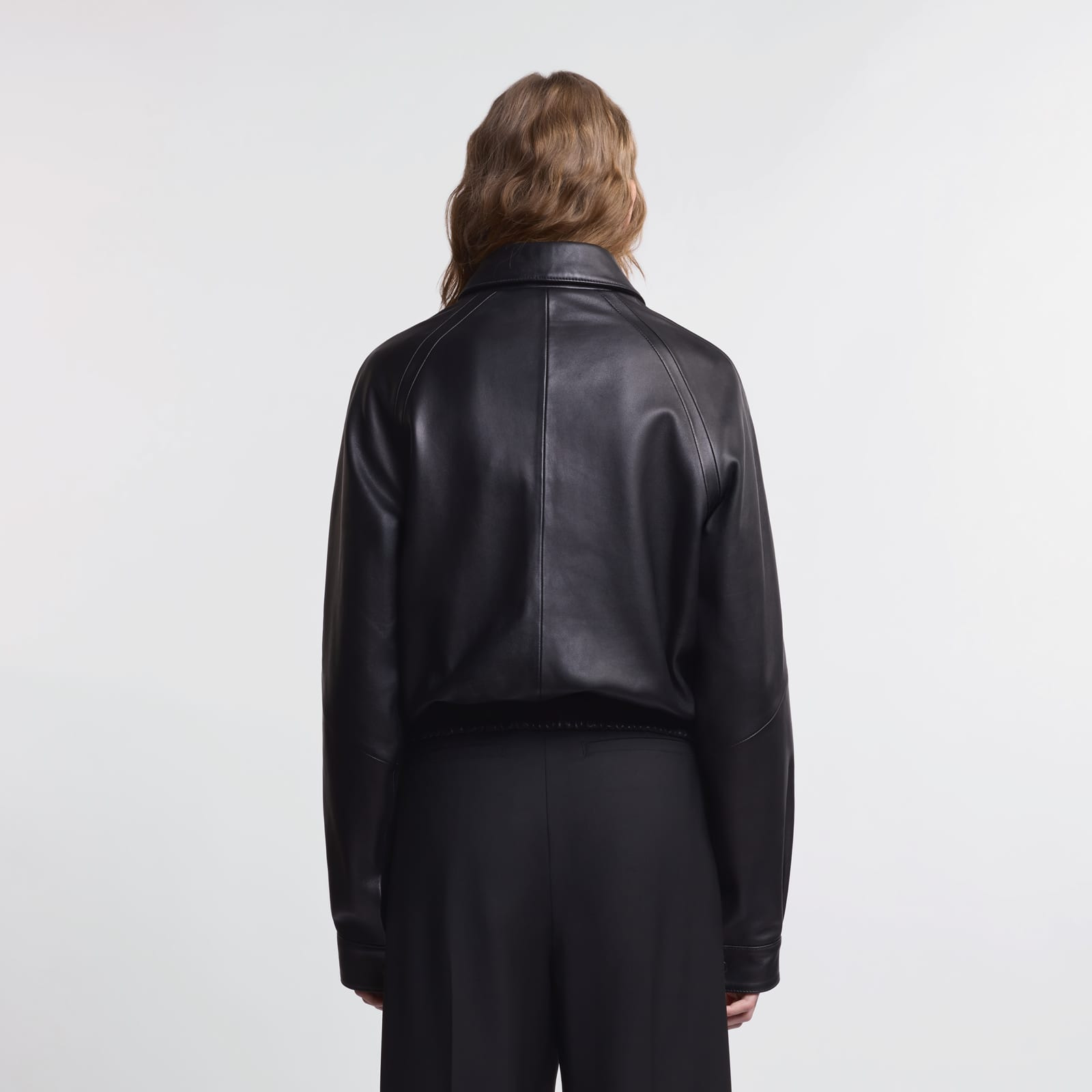 Bomber jacket in nappa leather - 5