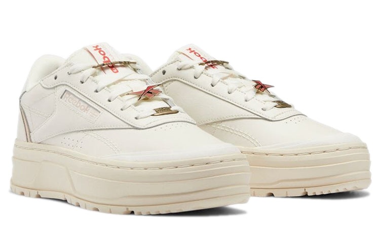 (WMNS) Reebok Club C Double Geo 'Chalk Alabaster' GX8765 - 4
