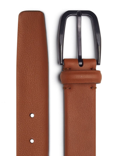 ZEGNA grained leather belt outlook