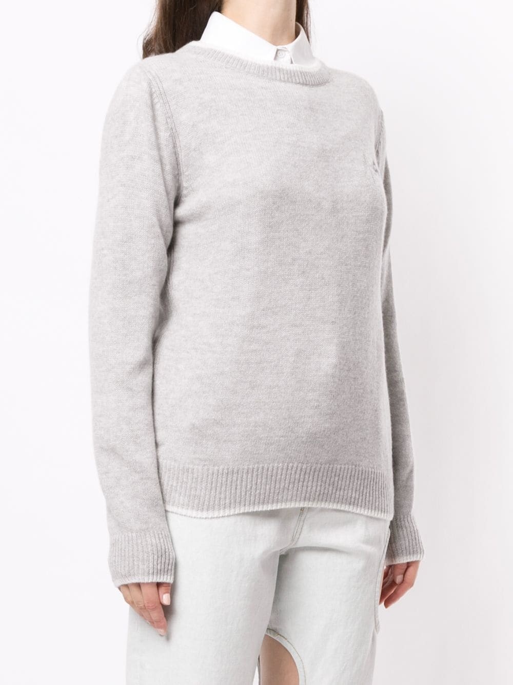 crew-neck knit jumper - 3