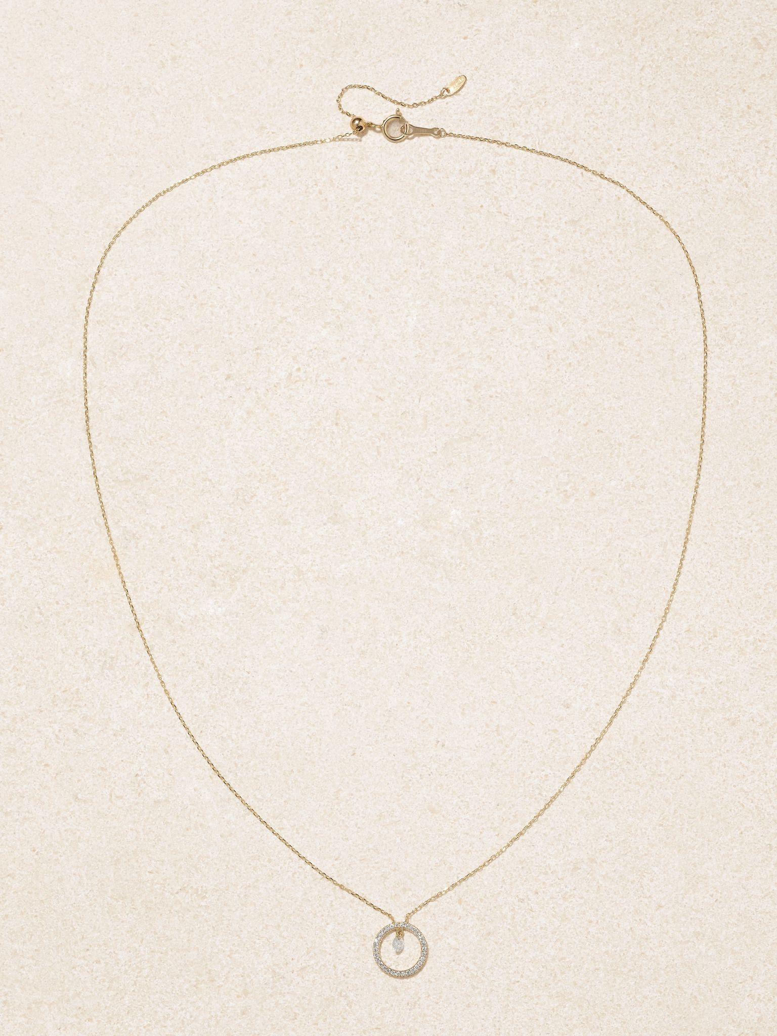 Comic Strip 18-karat gold diamond necklace Gold - 4