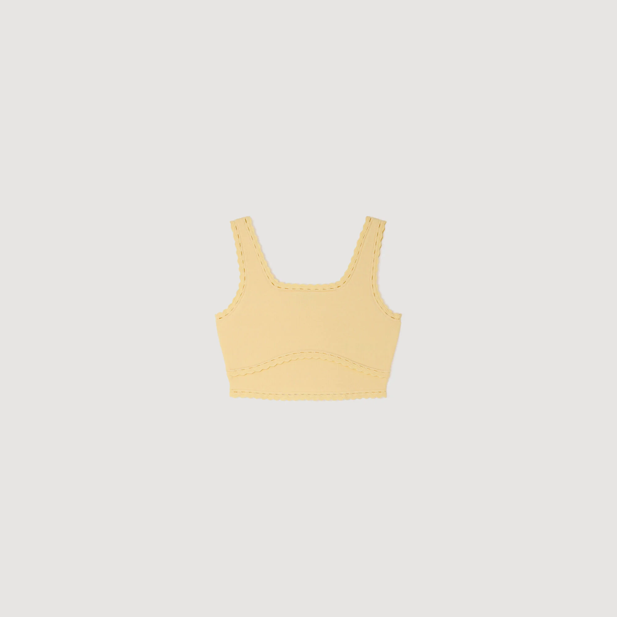 KNIT CROP TOP - 1