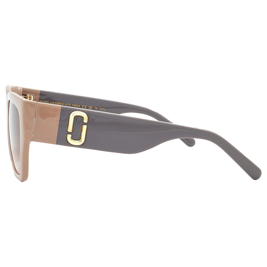 Marc Jacobs Brown Gradient Square Ladies Sunglasses MARC 646/S 0690/HA 57 - 4
