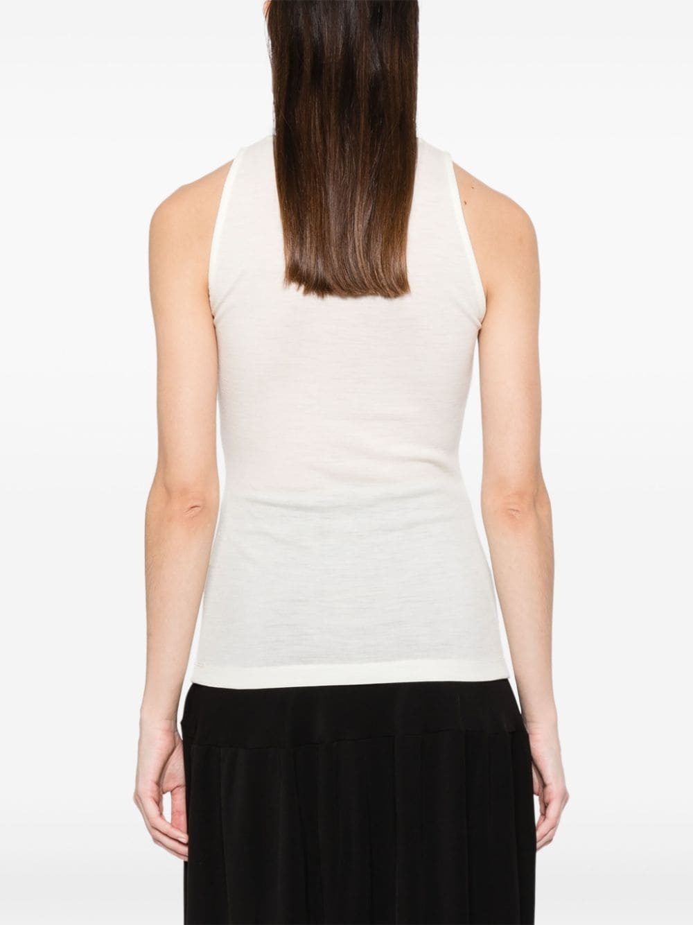 ribbed-knit wool tank top - 4