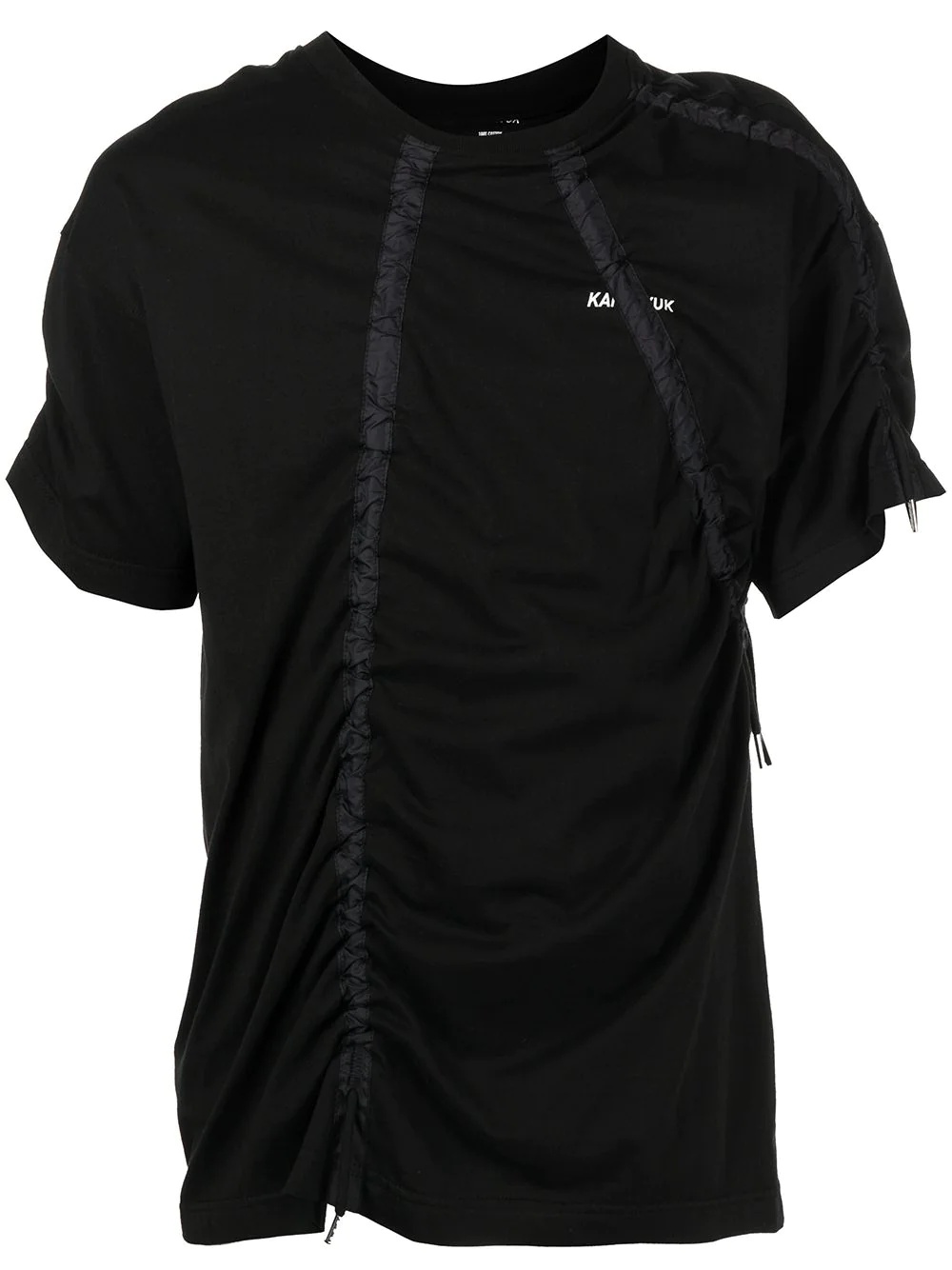 asymmetric parachute-design T-shirt - 1