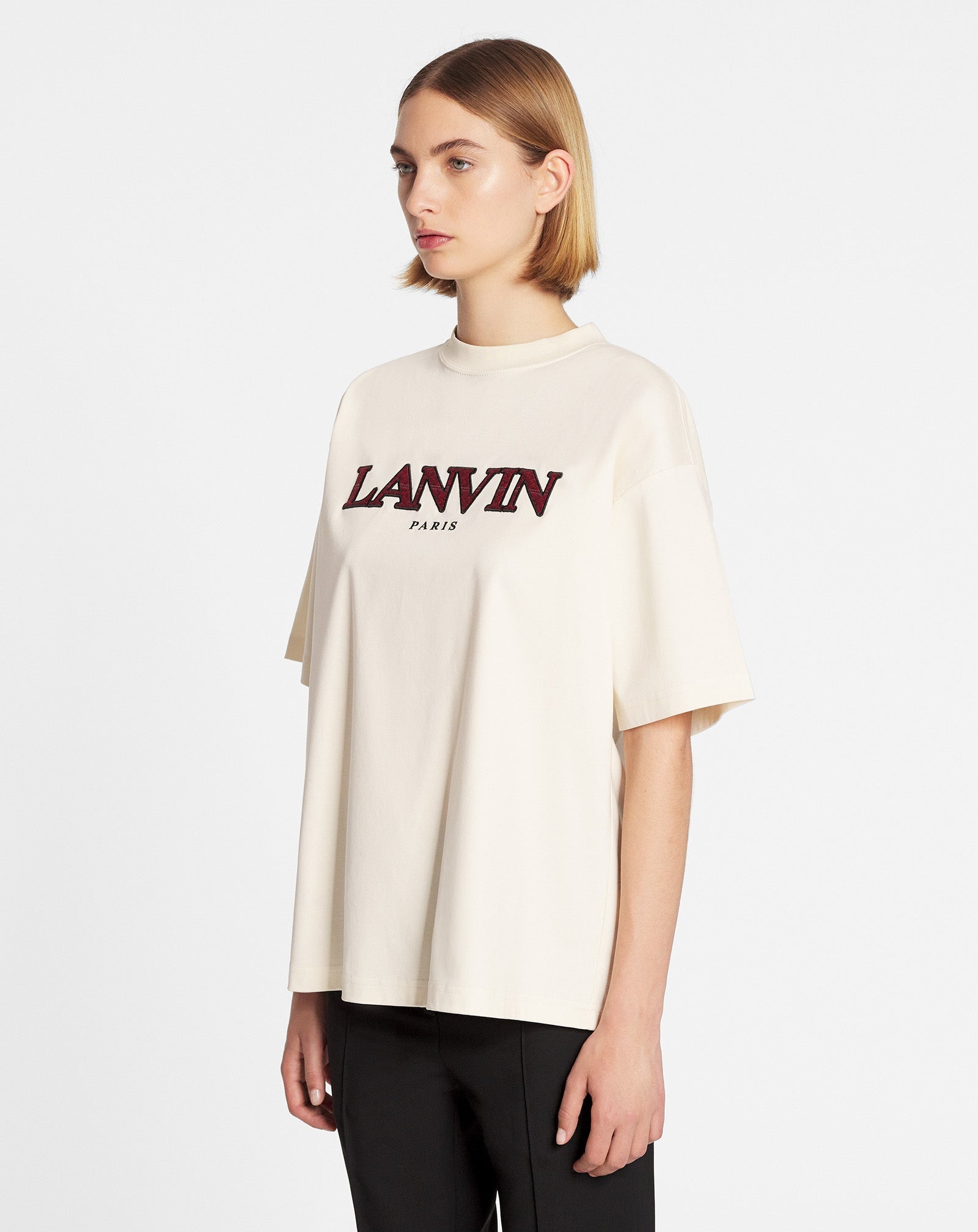 OVERSIZED EMBROIDERED CURB T-SHIRT - 3