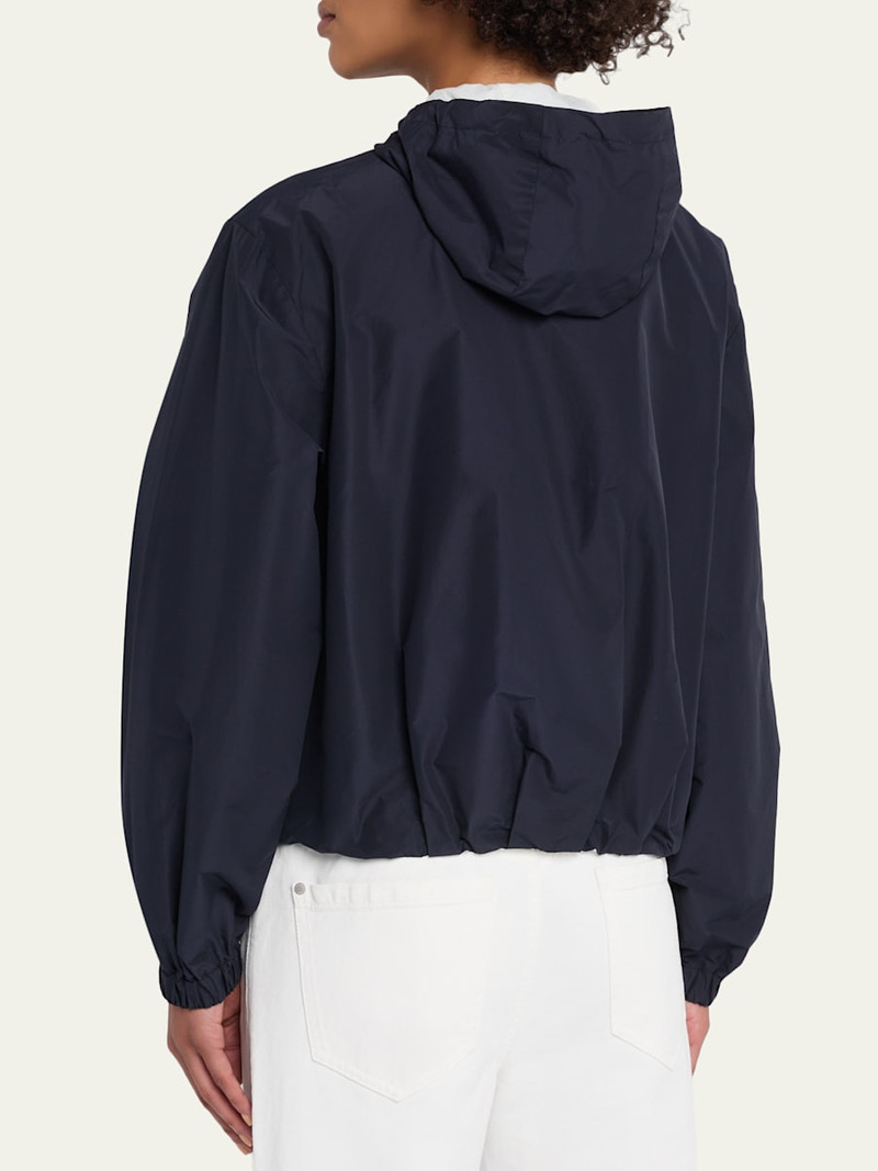 Techno Cotton Hooded Zip Jacket 3