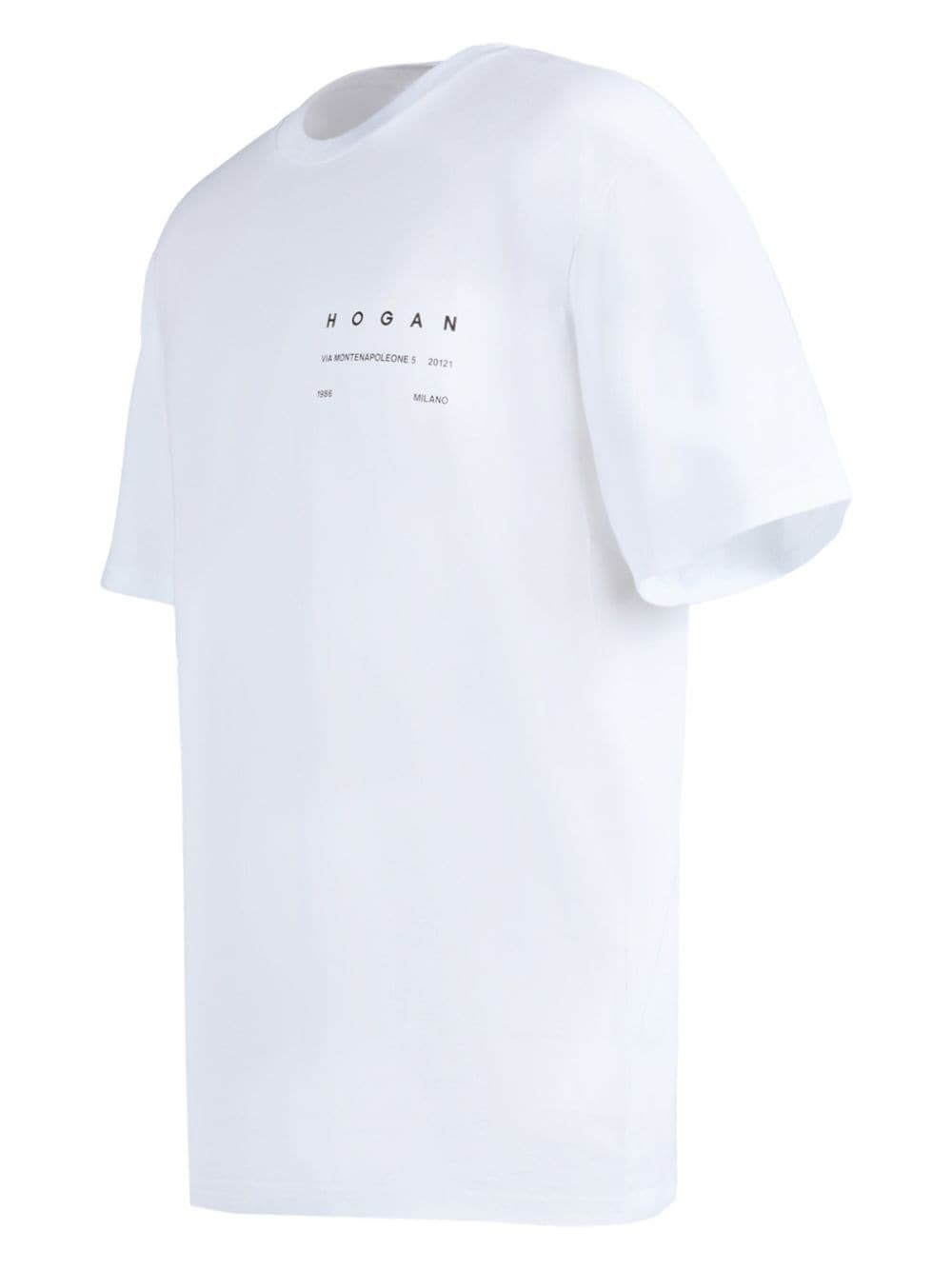 logo-print cotton T-shirt - 7