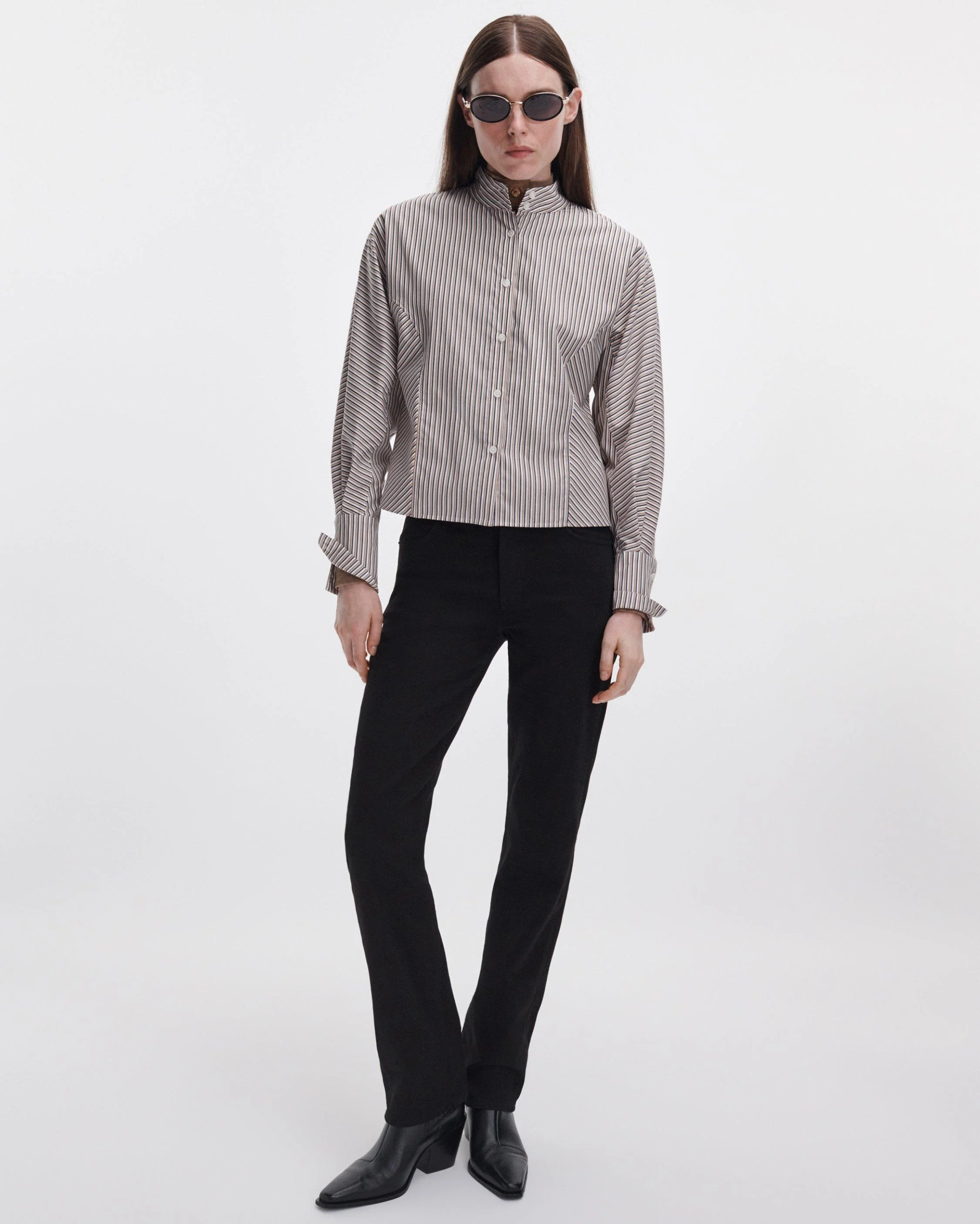 Dustin Striped Poplin Shirt - 1