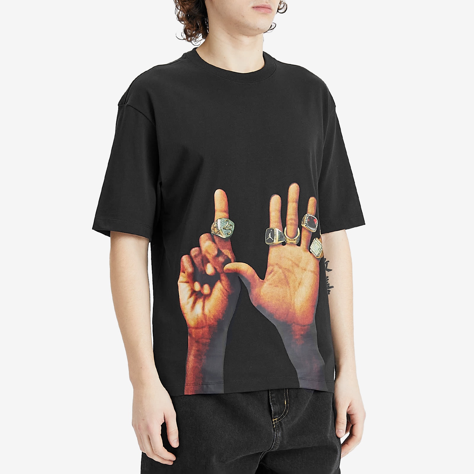 ★ナイキ Air Jordan Flight MVP Rings 85' T-Shirt 関税込★ Jordan Flight MVP Rings Graphic T-Shirt Black / Sail | JD Sports