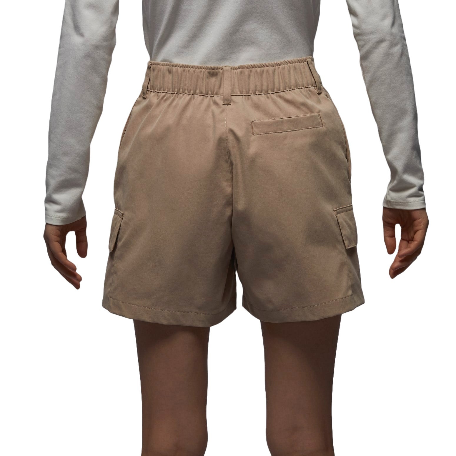 (WMNS) Air Jordan Chicago Shorts Asia Sizing 'Khaki' FN5682-244 - 2