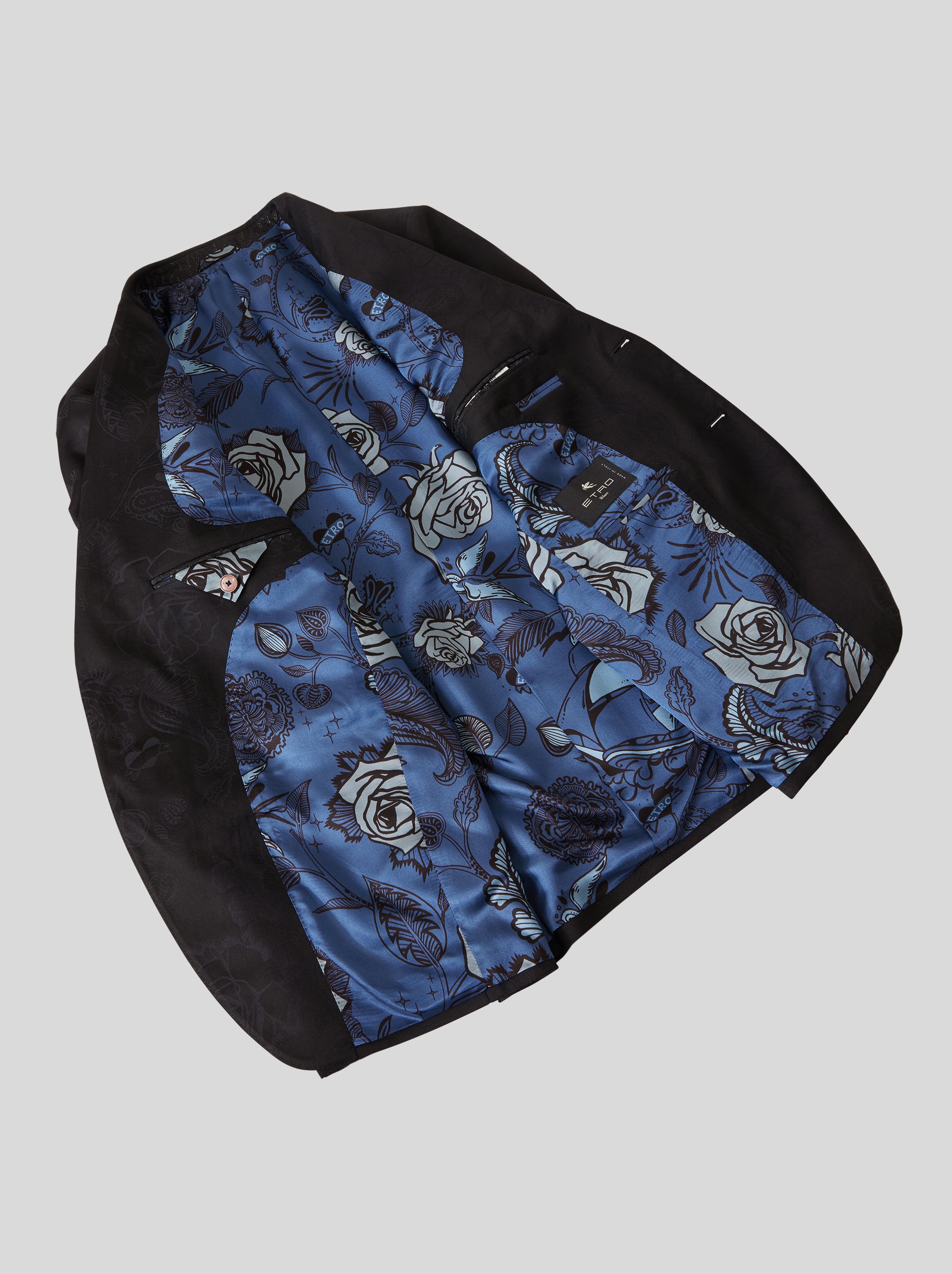 SEMI-TRADITIONAL WOOL JACQUARD SUIT - 6