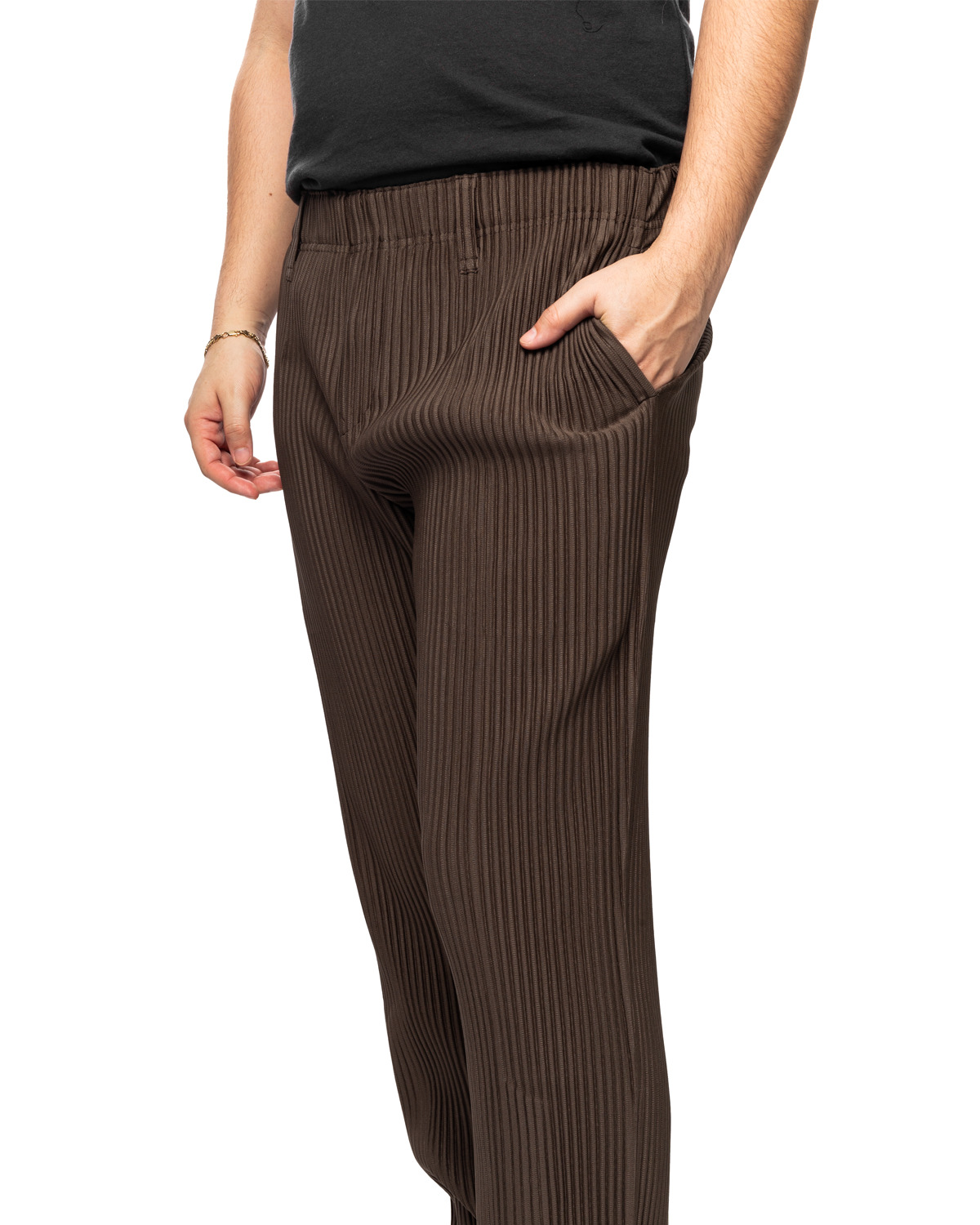 Tailored Pleats 1 Pants Dark Khaki (no.66) - 4