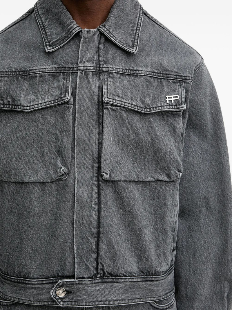 logo-detail shirt jacket 5