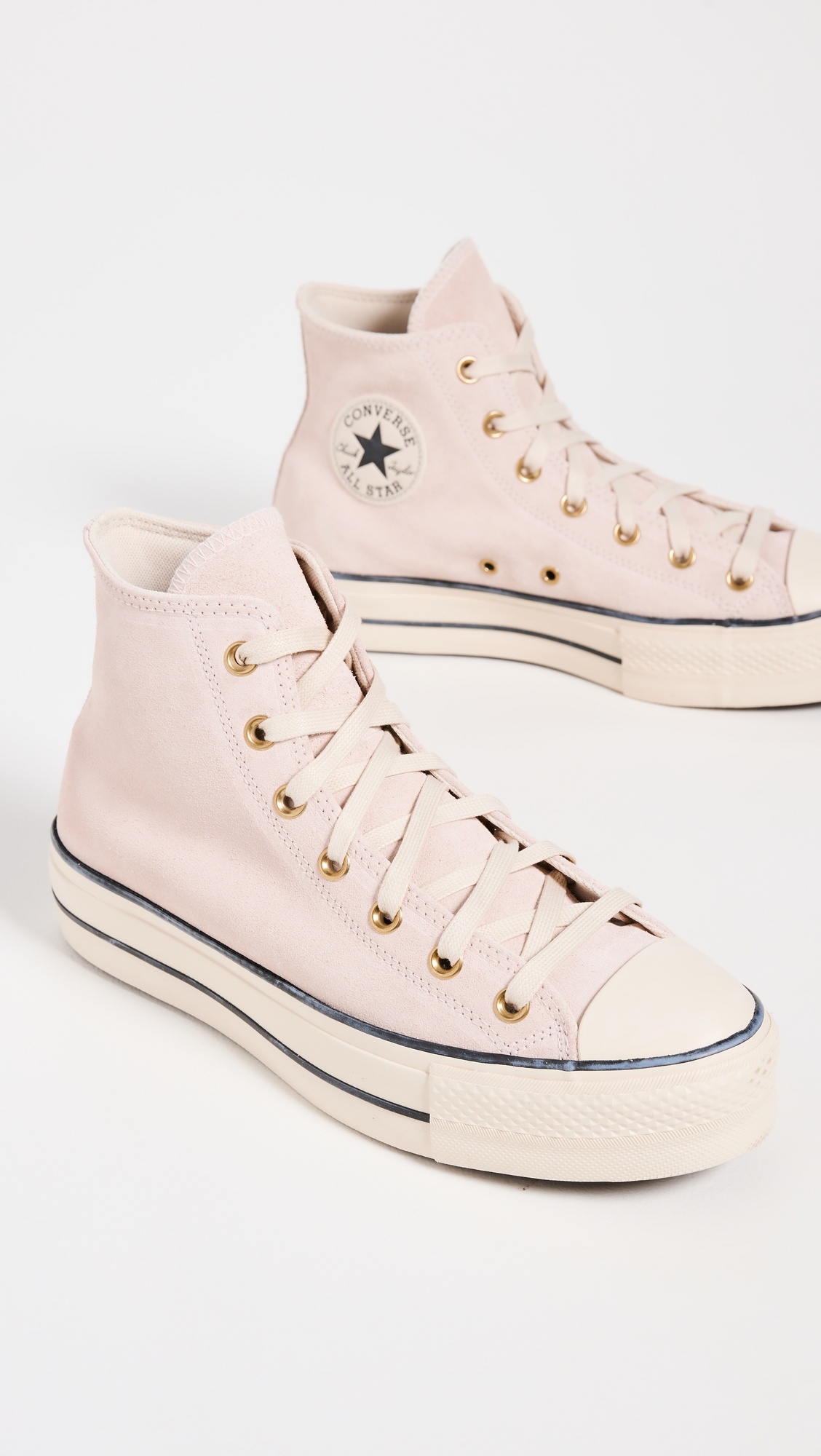 Chuck Taylor All Star Lift Platform Suede Sneakers - 5