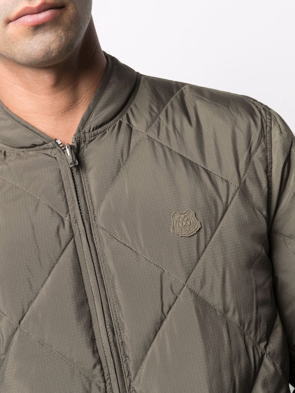 quilted down bomber jacket - 5