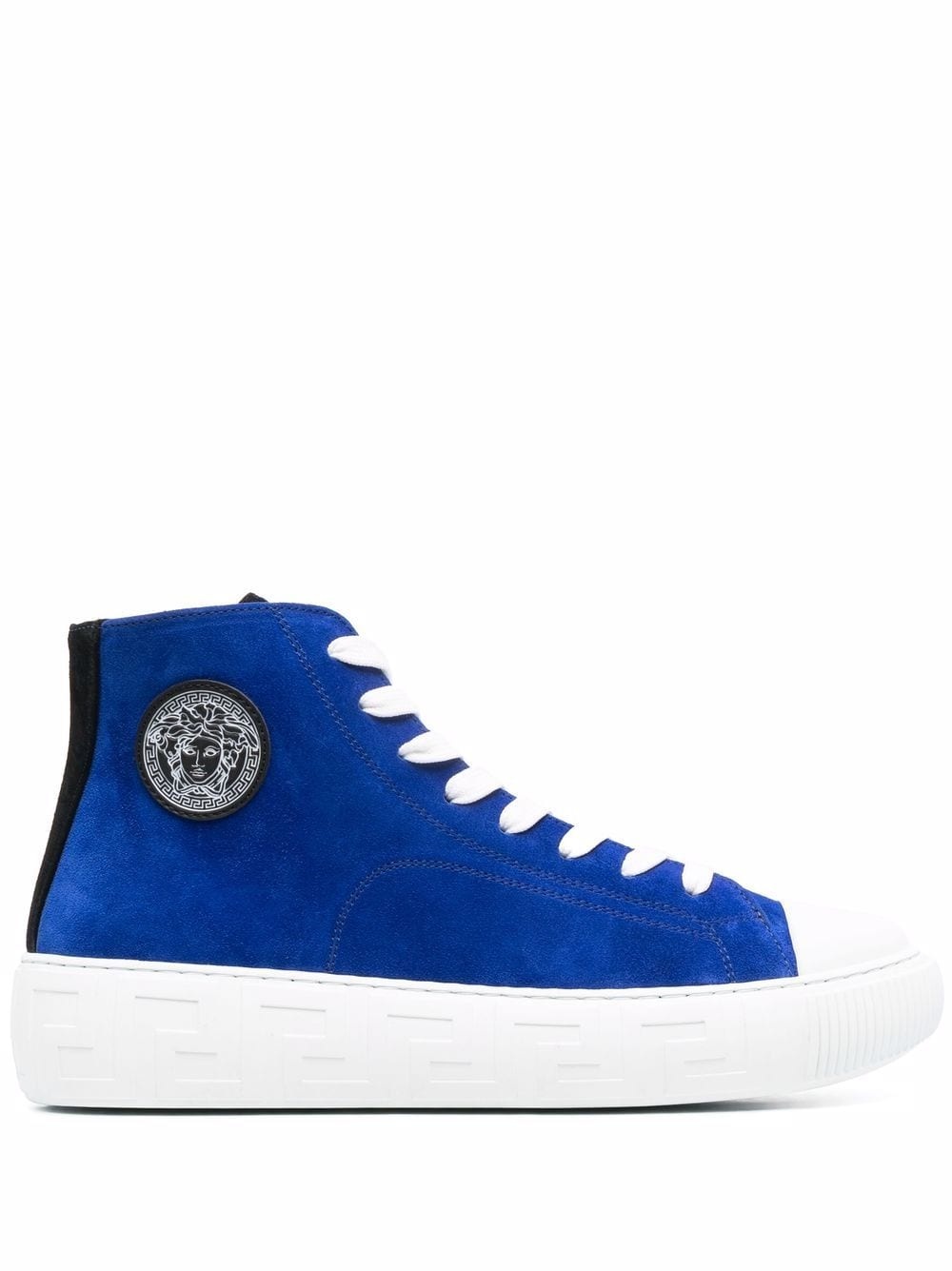 Greca high-top lace-up sneakers - 1