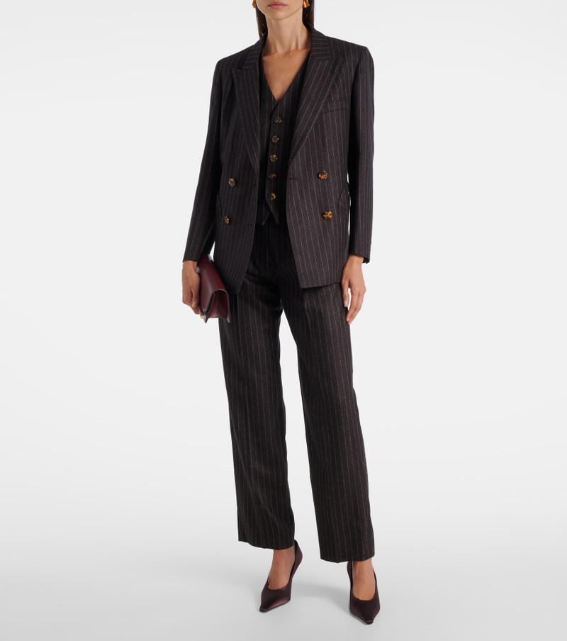 BLAZÉ MILANO Everynight wool and cashmere blazer outlook