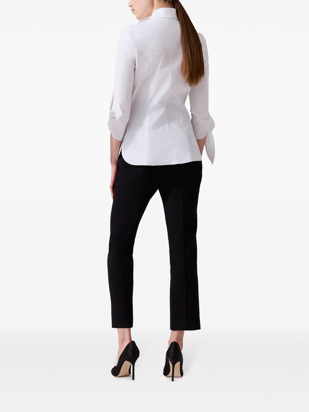 floral-embroidered shirt - 3