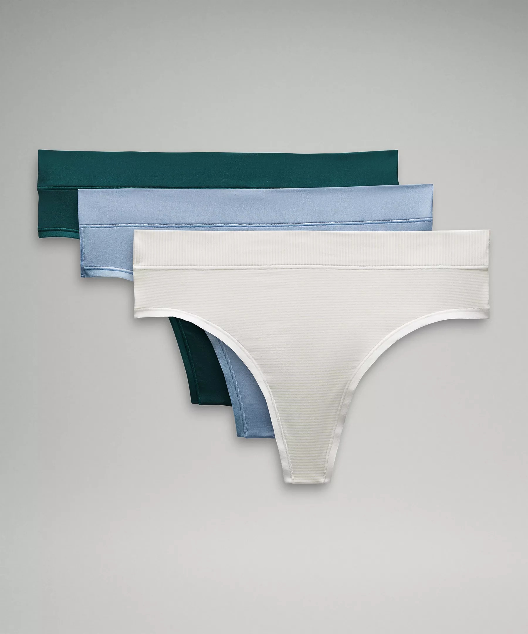 UnderEase High-Rise Thong Underwear *3 Pack - 1