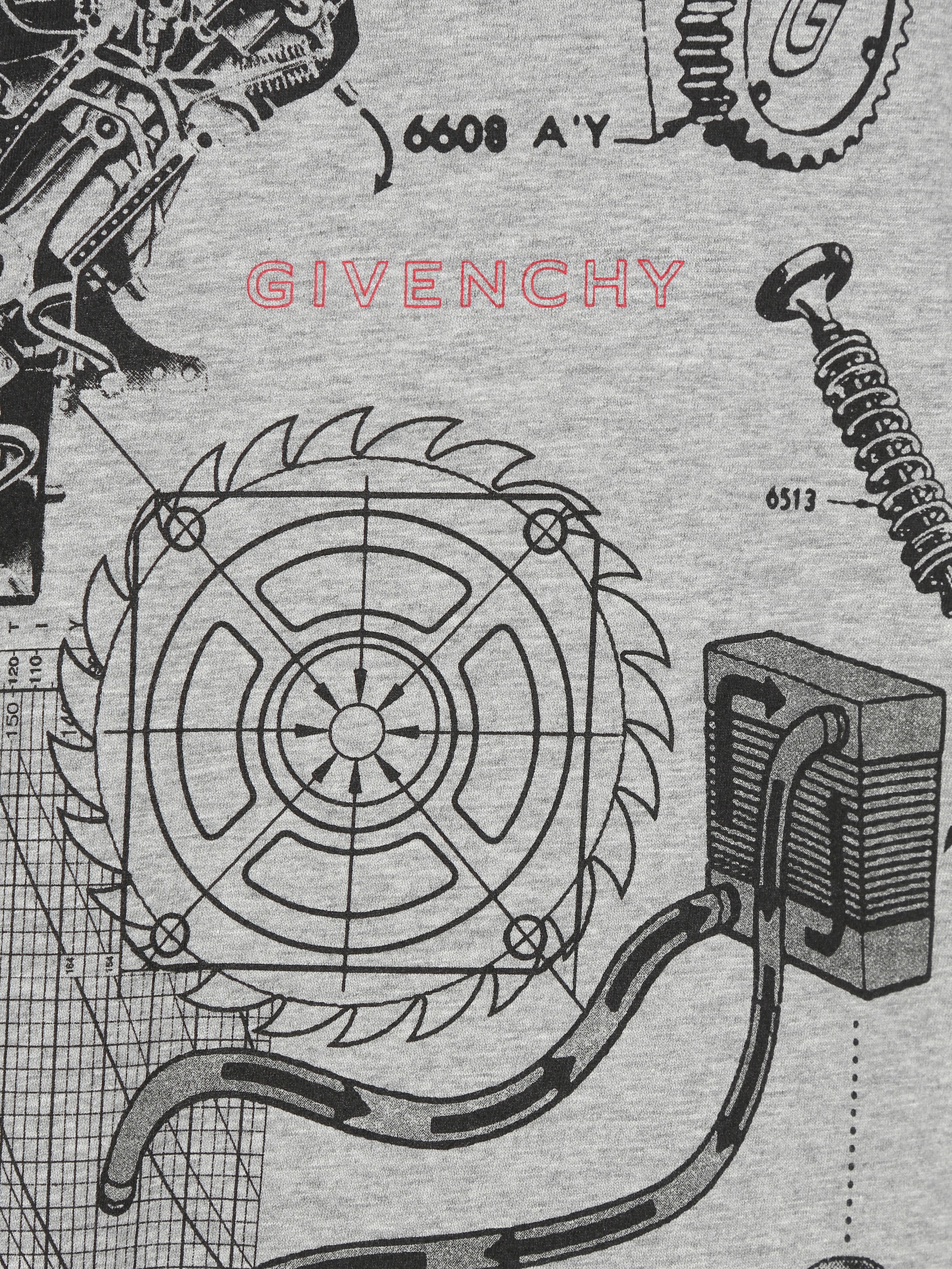 GIVENCHY Schematics oversized T-shirt - 5