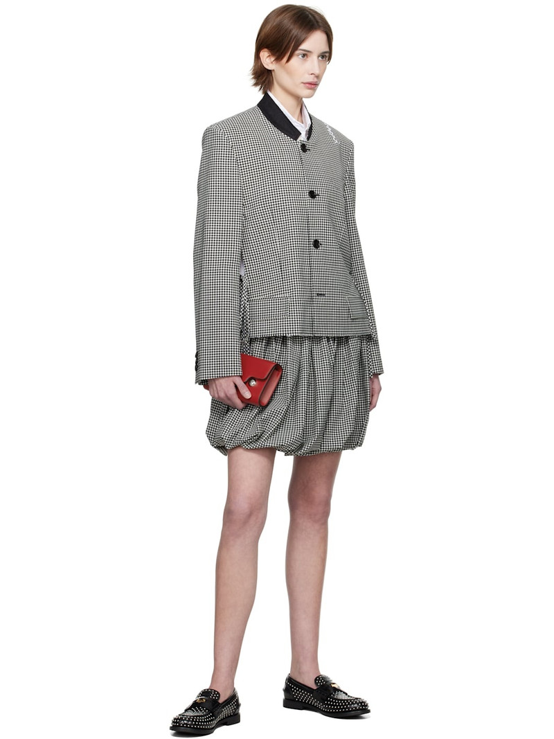 Marni Black & White Balloon Miniskirt outlook
