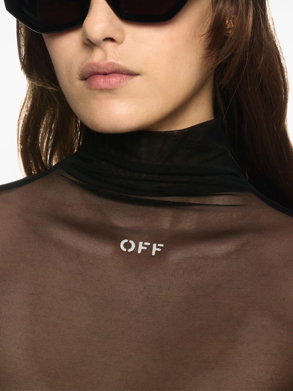 Off Stamp long-sleeve top - 5