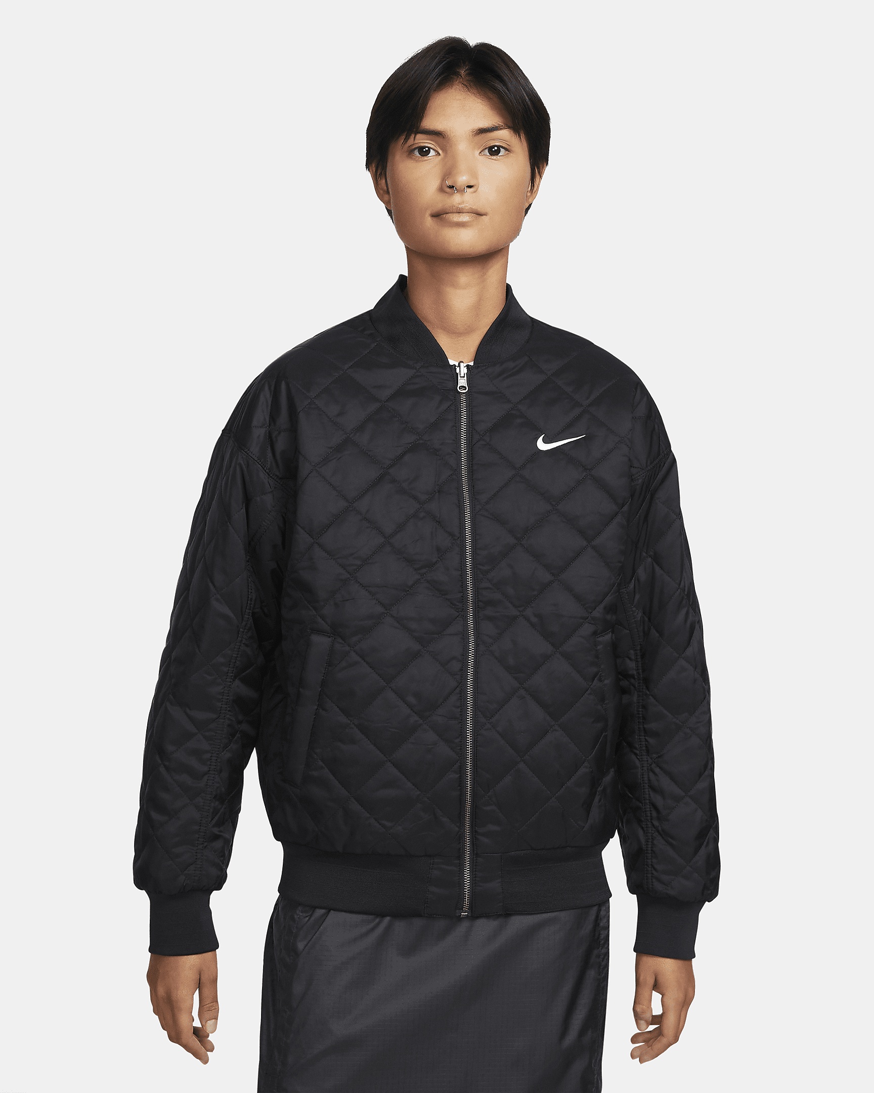 Nike Sportswear Women's Reversible Varsity Bomber Jacket - 5