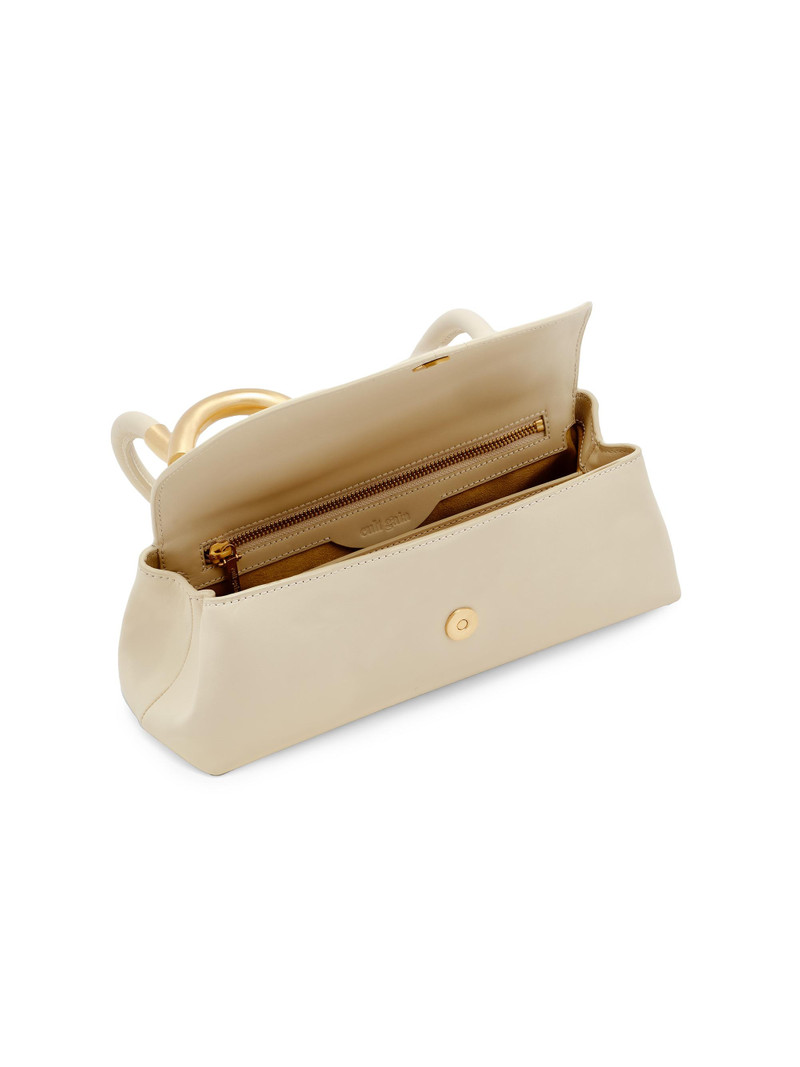 Women's Azariah Leather Shoulder Bag - Off White 4