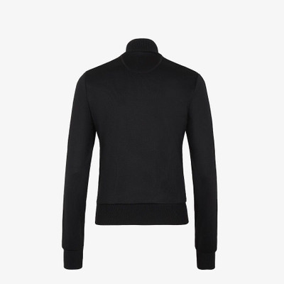 FENDI Black piqué jersey tracksuit outlook