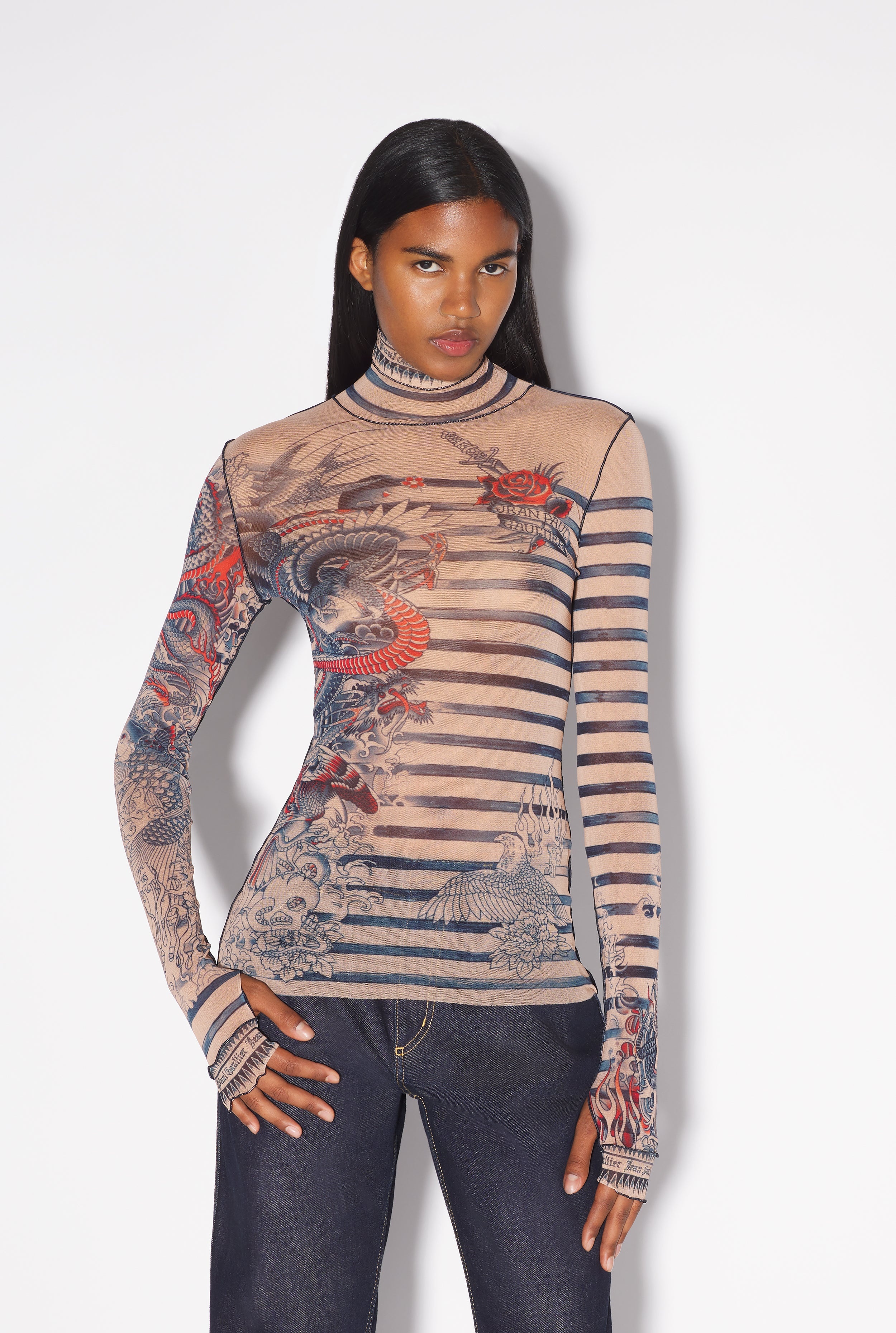 THE NUDE SAILOR TATTOO TOP - 8