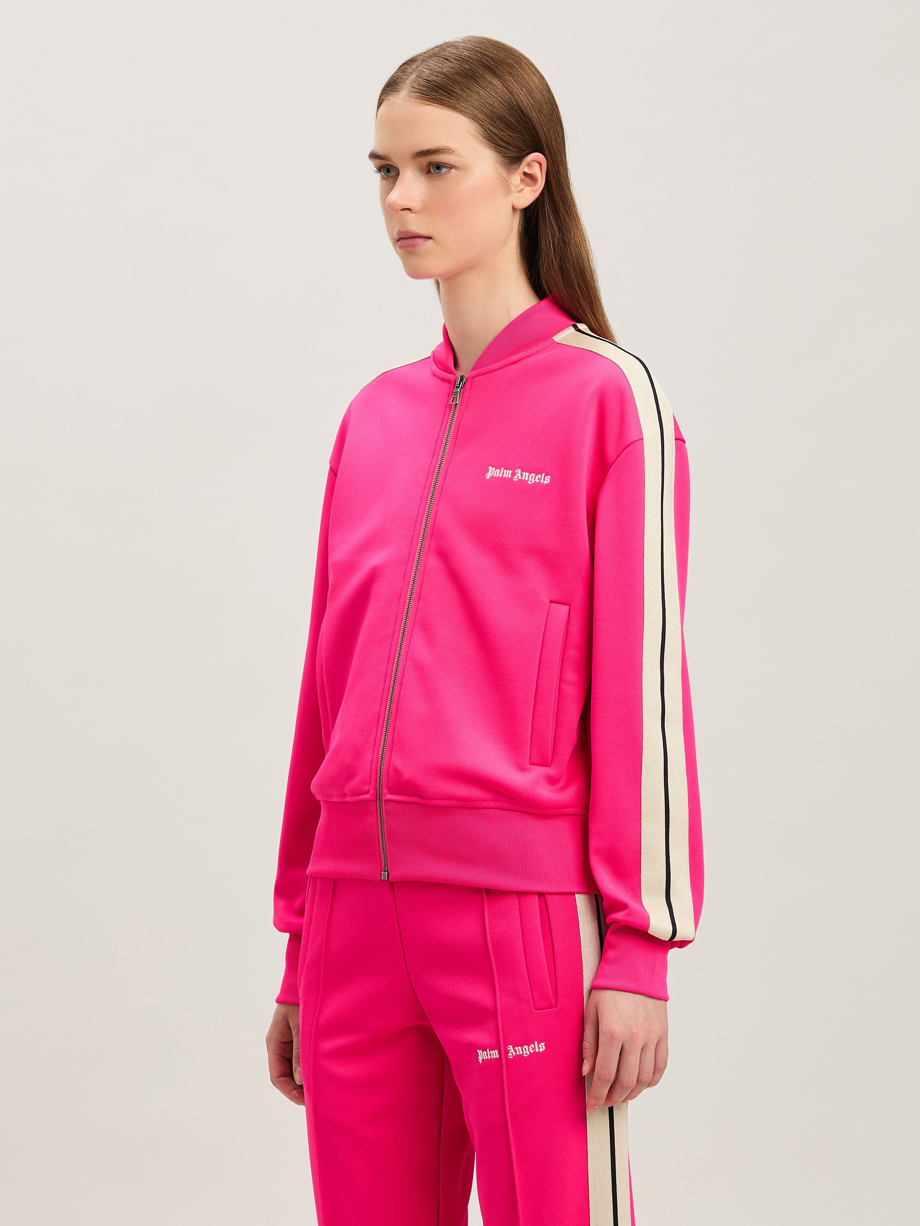 Embroidered Logo Track Bomber - 4