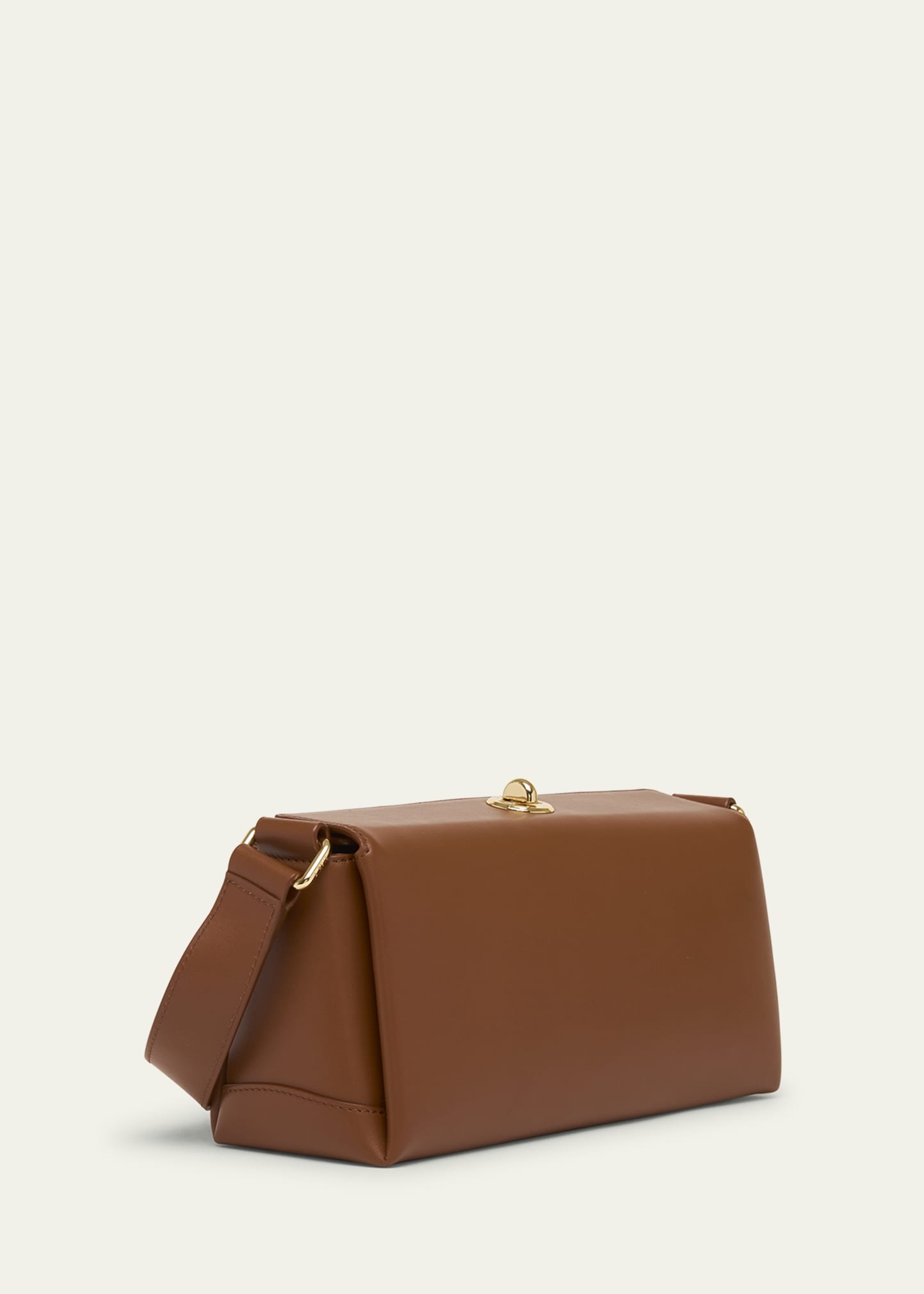 Folded Leather Shoulder Bag - 3