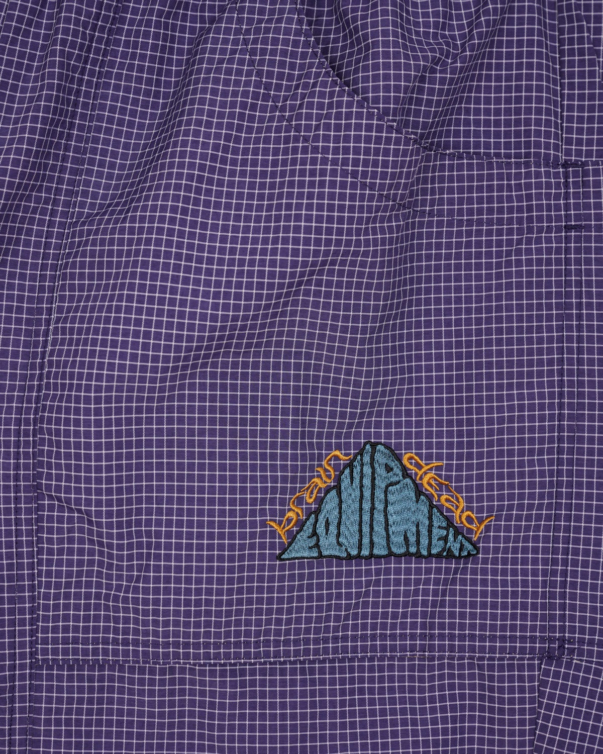 Gridded Ripstop Utility Short - Blueberry - 3
