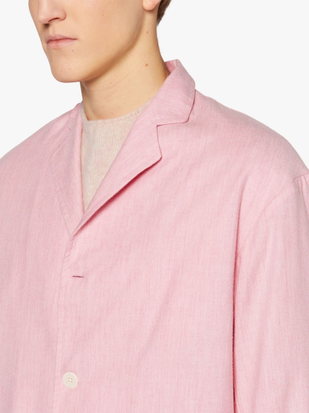 PEMBROKE PINK COTTON & WOOL JACKET | GSC-104 - 5