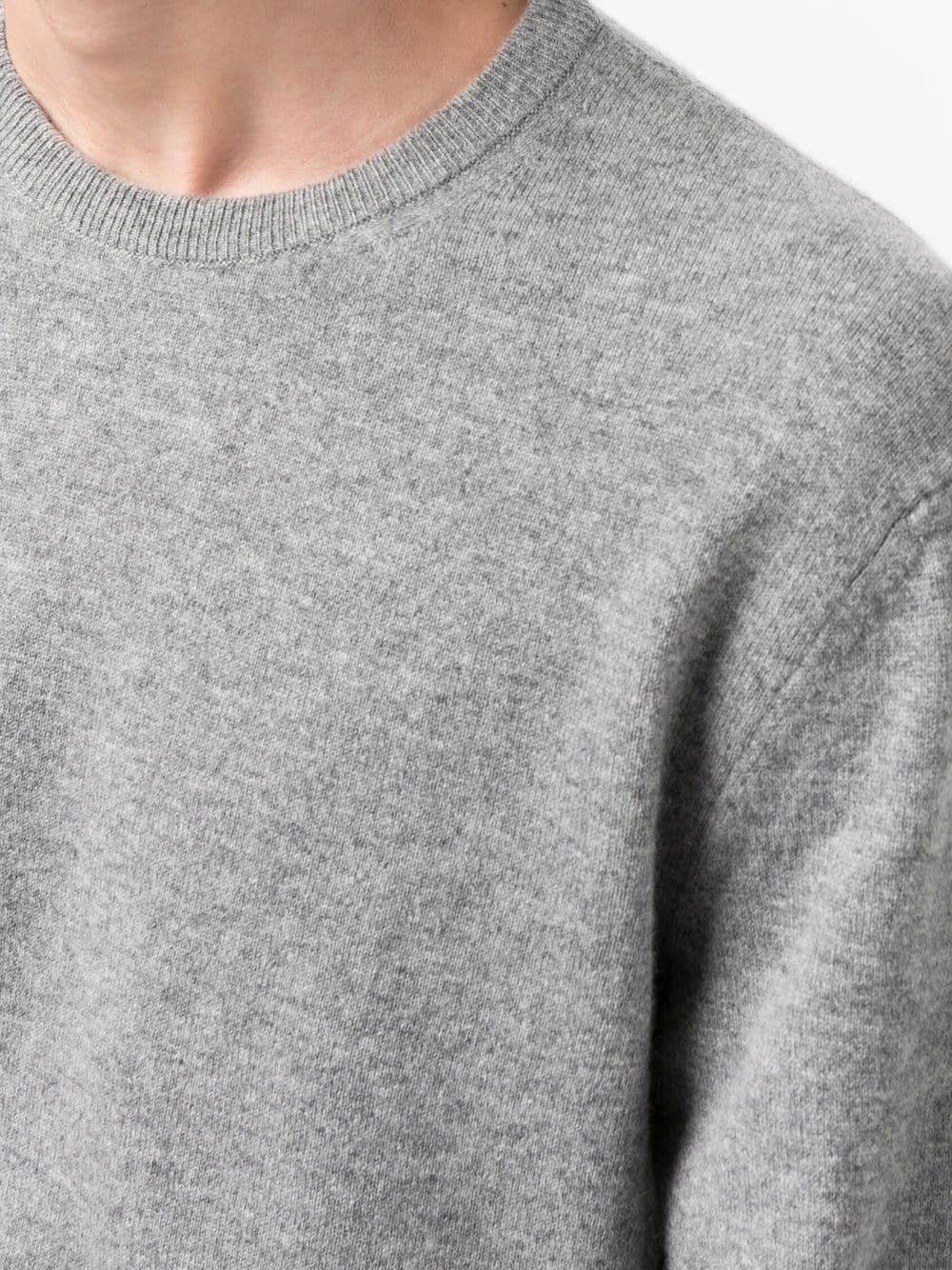 crew neck cashmere sweater - 5