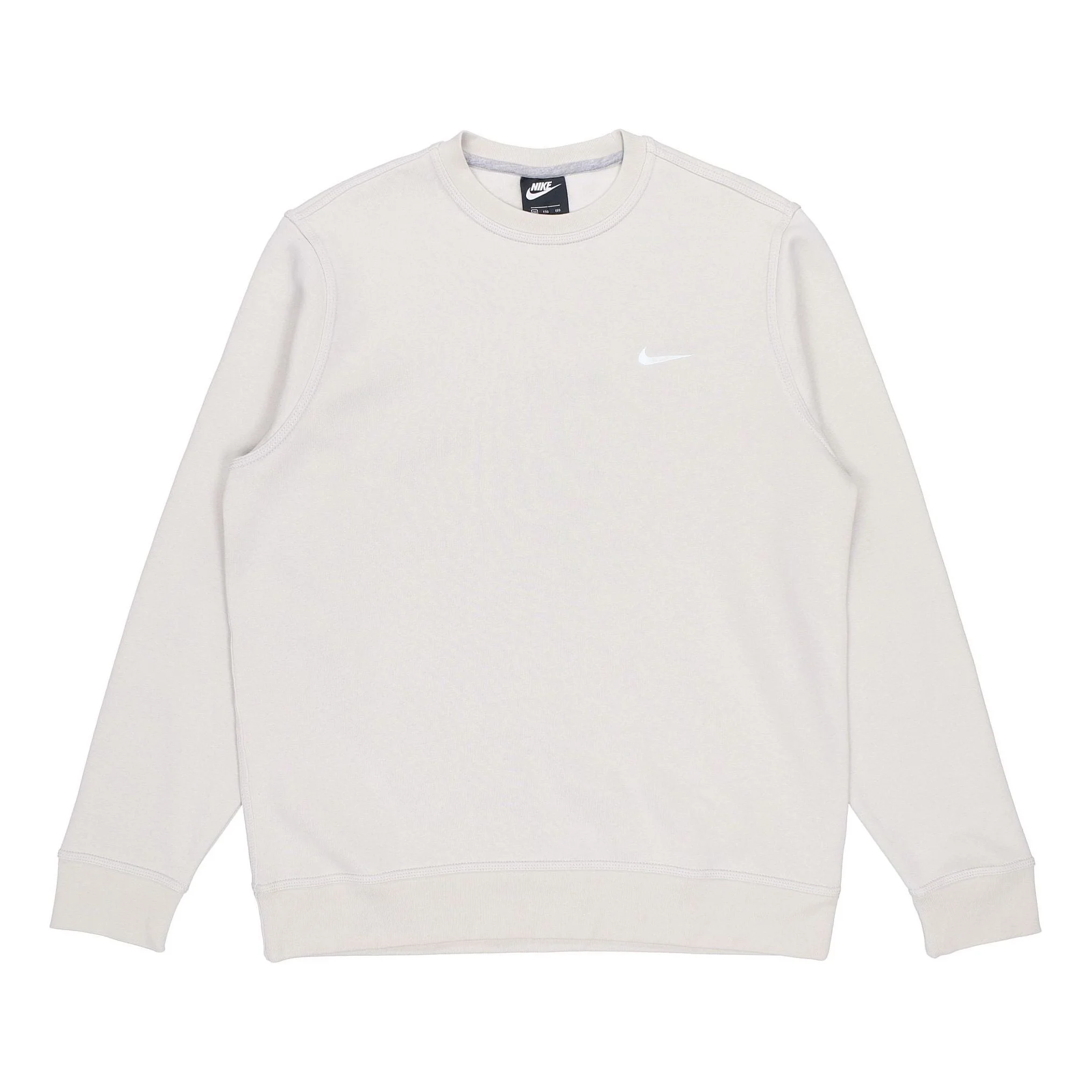 Nike Fleece Solid Color Fleece Lined Stay Warm Pullover light grey 916609-072 - 1
