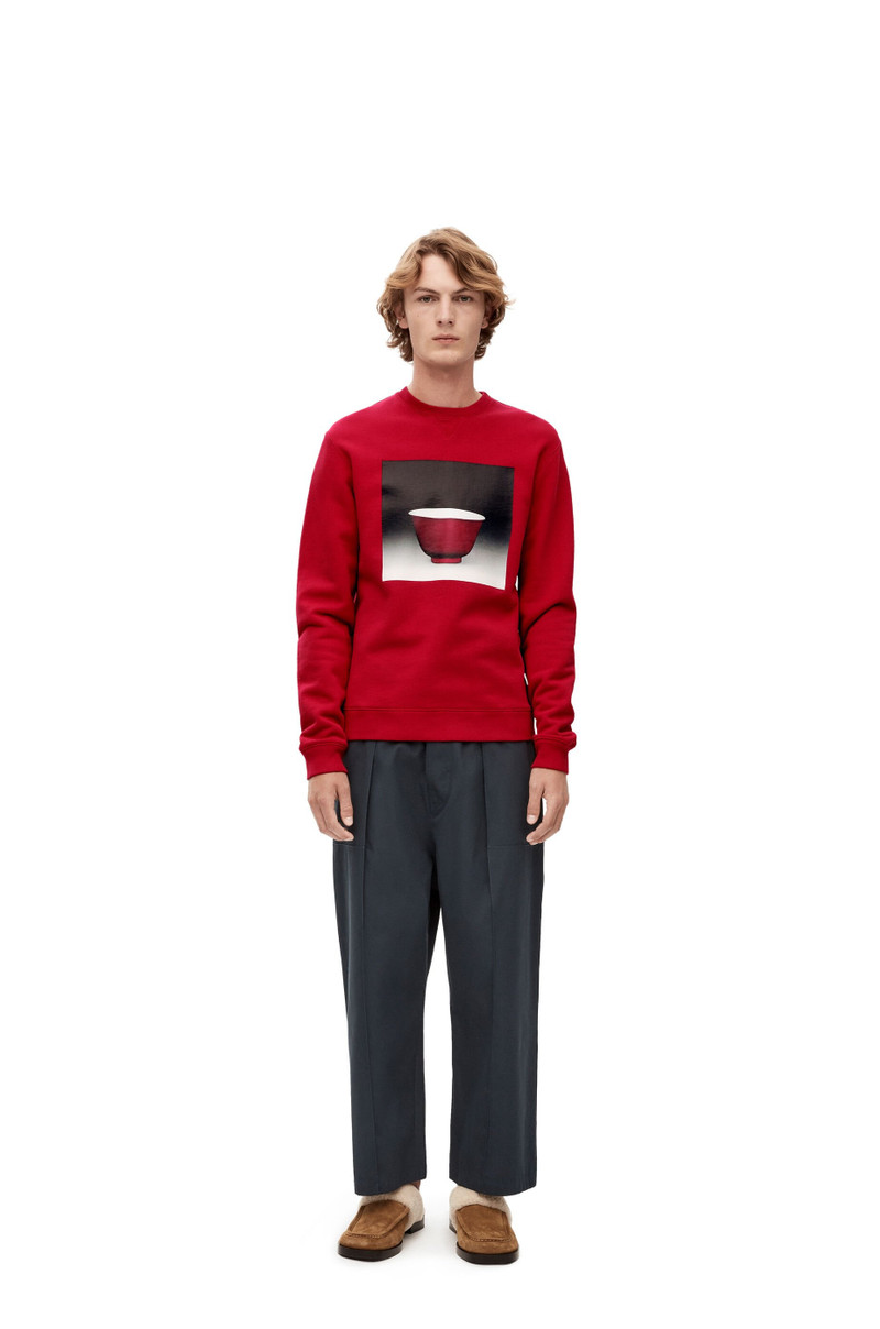 Loewe Ceramic print sweatshirt in cotton outlook