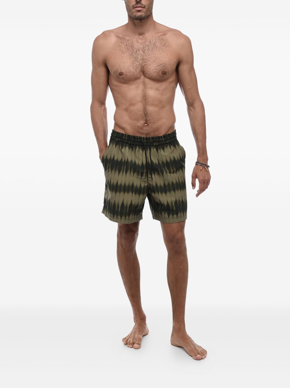 tie dye-print swim shorts - 4