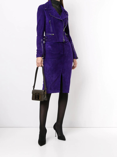 TOM FORD high-waist slit pencil skirt outlook