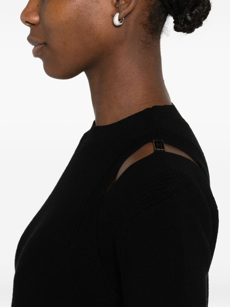 cut-out long-sleeve sweater 5